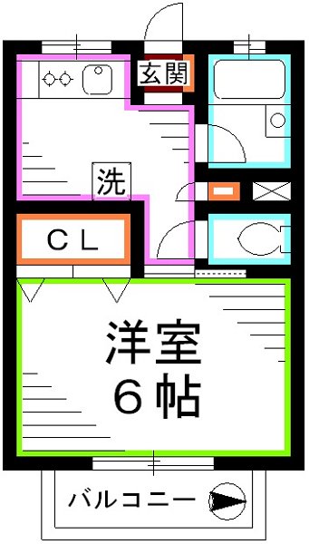 はるちかハイツ 間取り