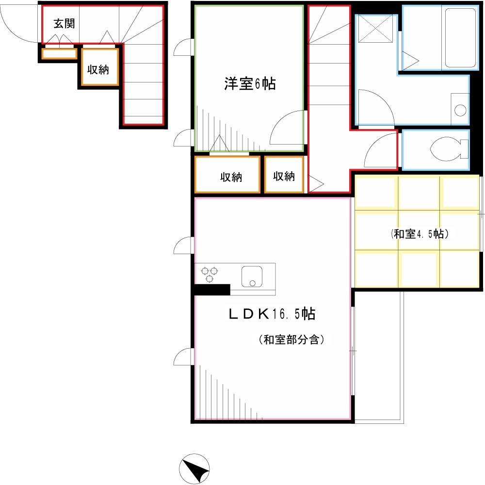 Kウィークス 間取り