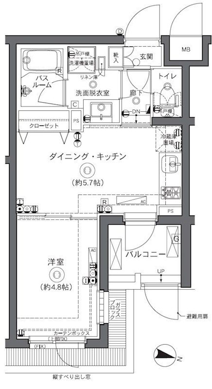 ZOOM中野坂上 間取り