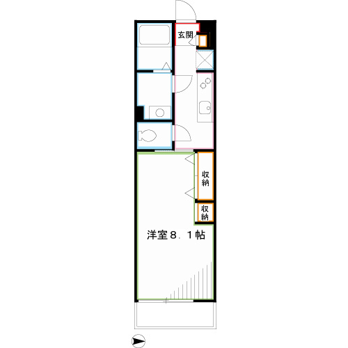 リブリ・H2OⅡ 間取り