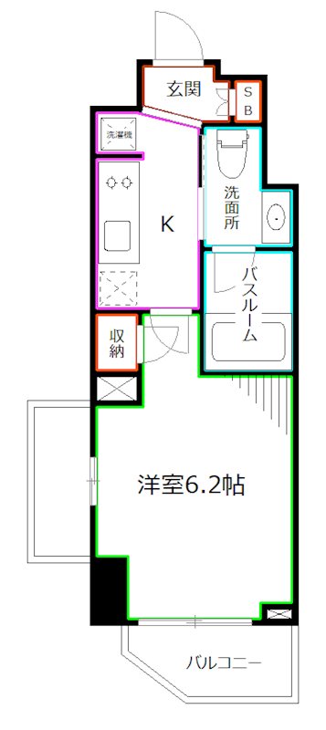 プライマル方南町 間取り