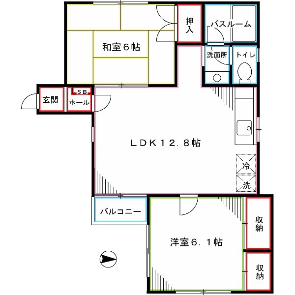 テラス丸山 間取り