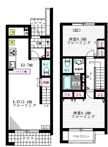 パインハウス深大寺 間取り