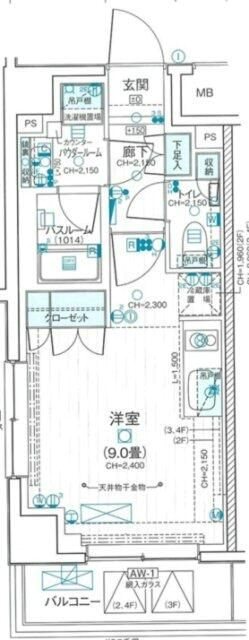 デュオステージ武蔵関 間取り