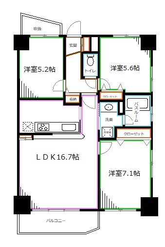 サンハイム 間取り
