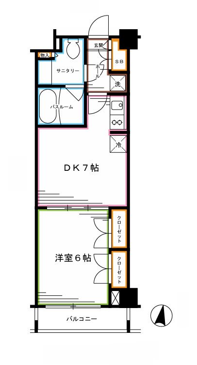 パークスフィア中野富士見町 間取り