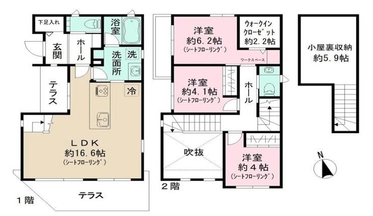 ノブズ武蔵小金井  間取り