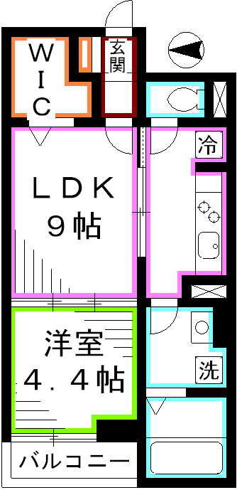 ヴェルパシオ　　 間取り