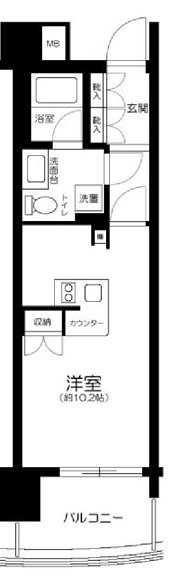 グローリオ三鷹禅林寺通り  　 間取り