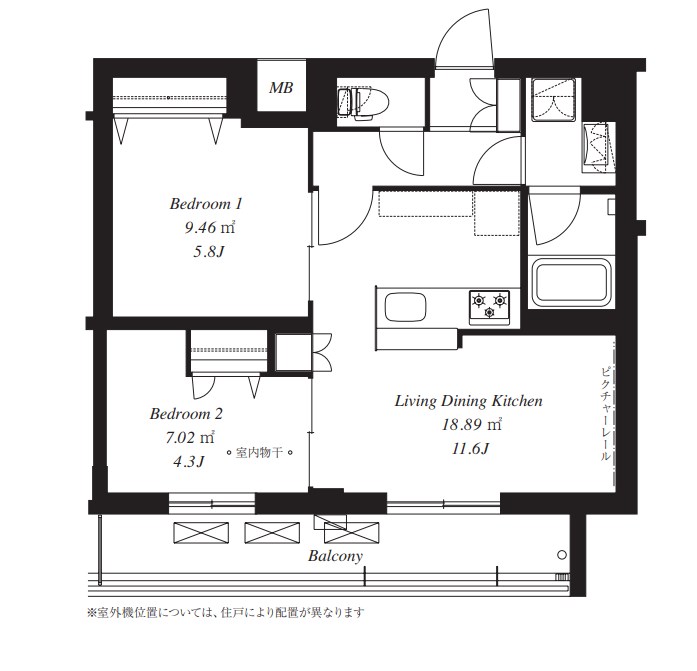 フレンシア下井草  間取り
