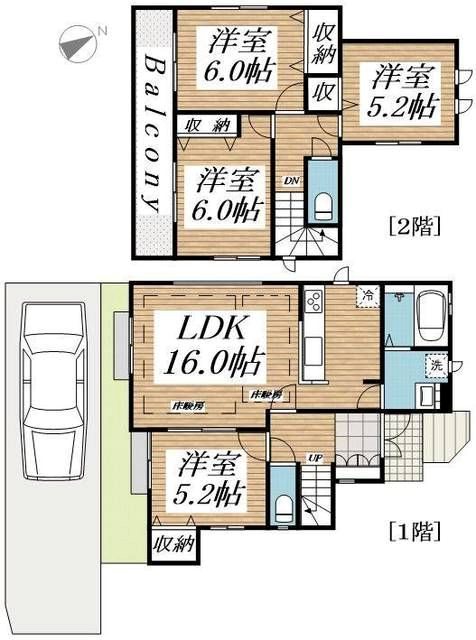 Sumai-to三鷹市大沢01 間取り
