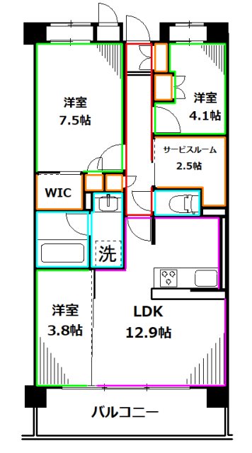 オーパスレジデンス吉祥寺 間取り