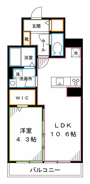 アルトゥーラ中井 間取り