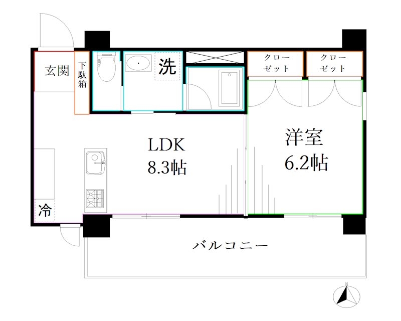 VIZAVI 間取り