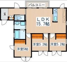 久我山5丁目ハイツ 間取り