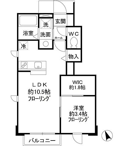 ボヌール武蔵野 間取り