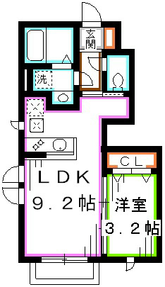 ボヌール武蔵境 間取り