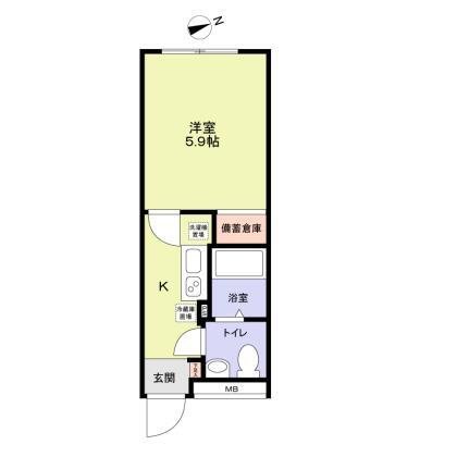 VISTA NAKANOｰFUJIMICHO 間取り