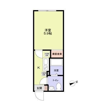VISTA NAKANOｰFUJIMICHO 間取り