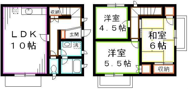野田メゾネット 間取り