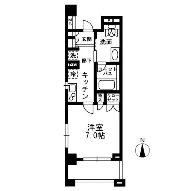 レジディア中落合C棟 間取り