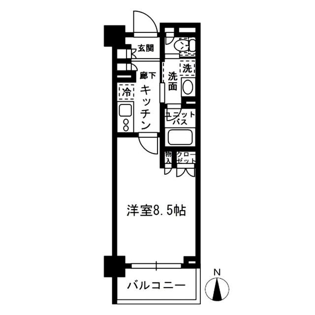 レジディア中落合C棟 間取り
