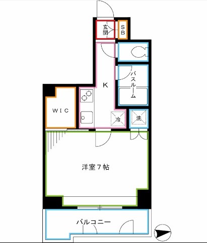 東京都杉並区和田１丁目 間取り