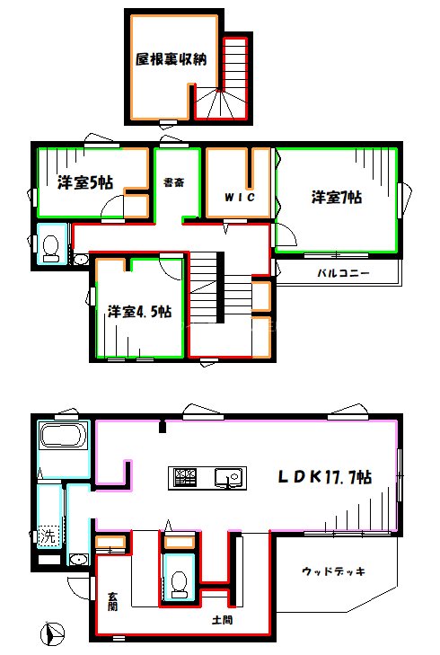 H-スクエア吉祥寺House 間取り