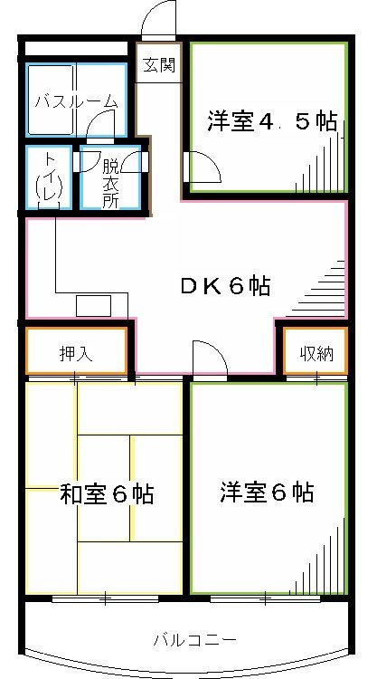 マロンパレス 間取り
