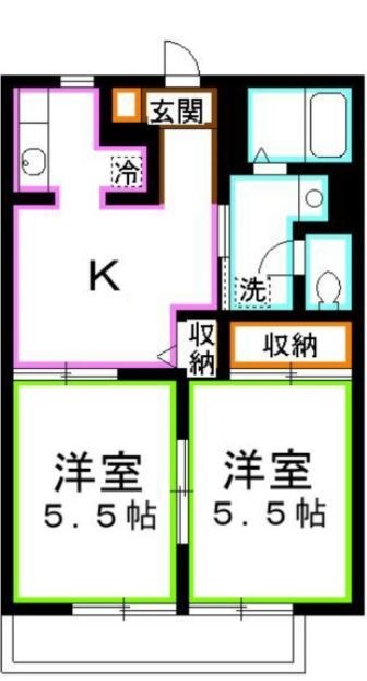 ドミール松庵 間取り
