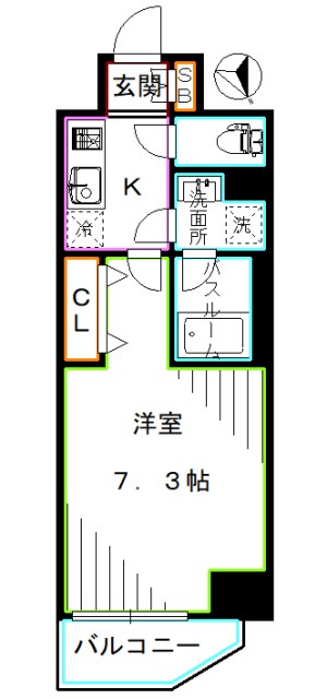 東京都新宿区北新宿４丁目 間取り