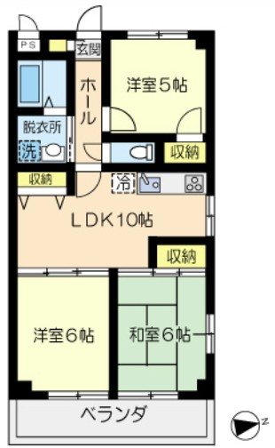 ソレアード上水 間取り