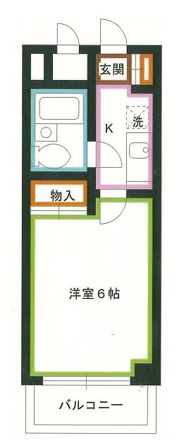 コスモリード国分寺 間取り図