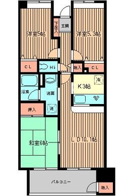 サンハイク7東小金井 間取り