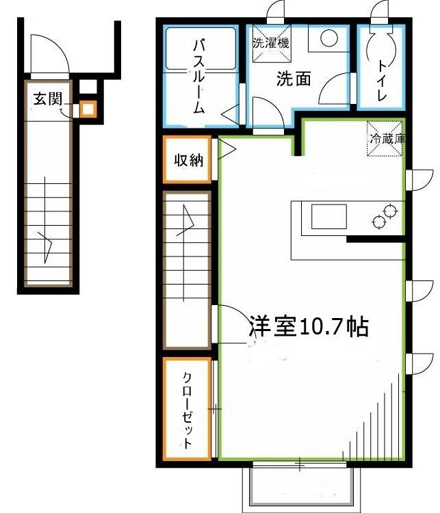 ヴァンオランジュ　2号棟 間取り