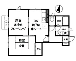 ガーデン上の台B棟 間取り