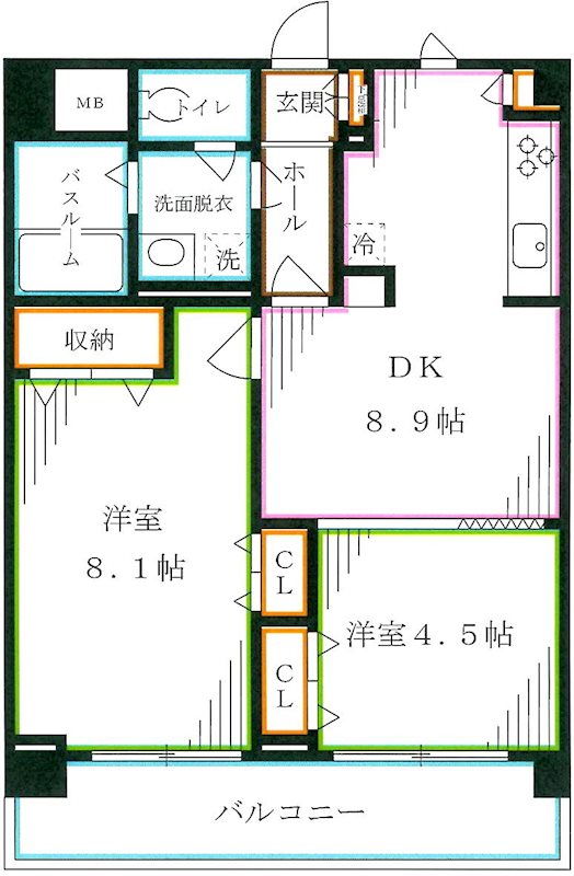 コンチェルト杉並 間取り