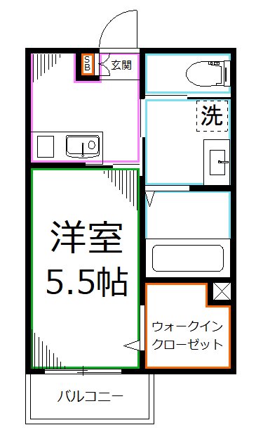 MELDIA東小金井 間取り図