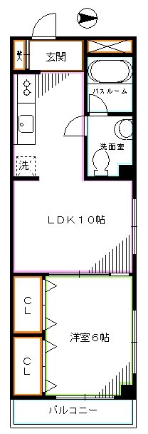 第３シュベルニー  101号室 間取り