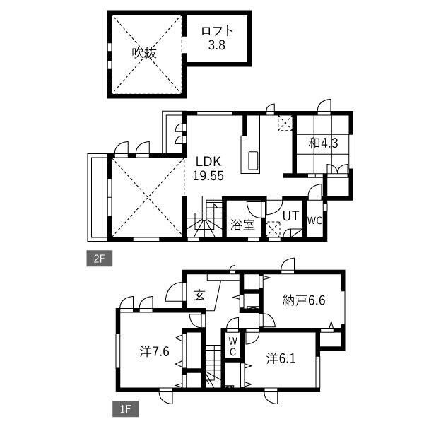 杉並区宮前2丁目戸建  間取り