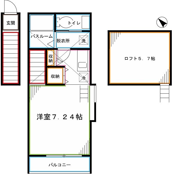 カスティーロ武蔵小金井 間取り