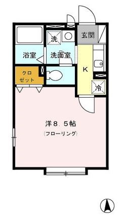 レセンテN・T  間取り