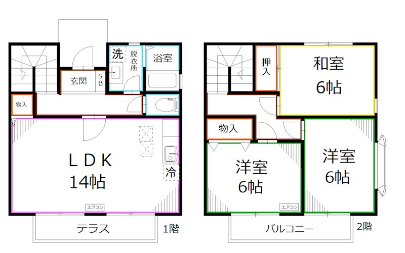 ガーデンエクセルハイム 間取り