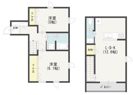 Imagawa Mid Garden Suite 間取り