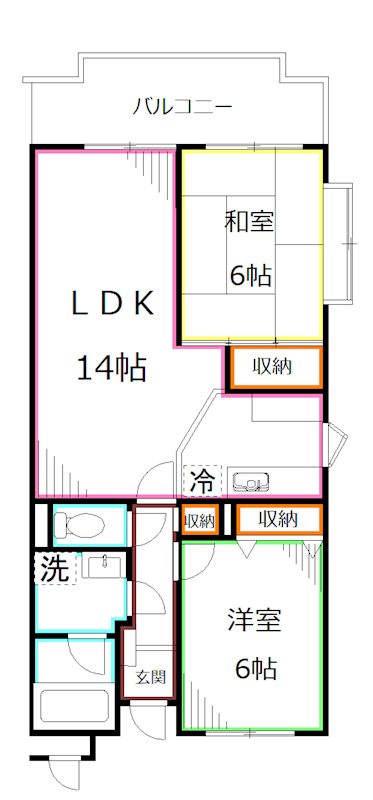 サンライト西新宿  間取り