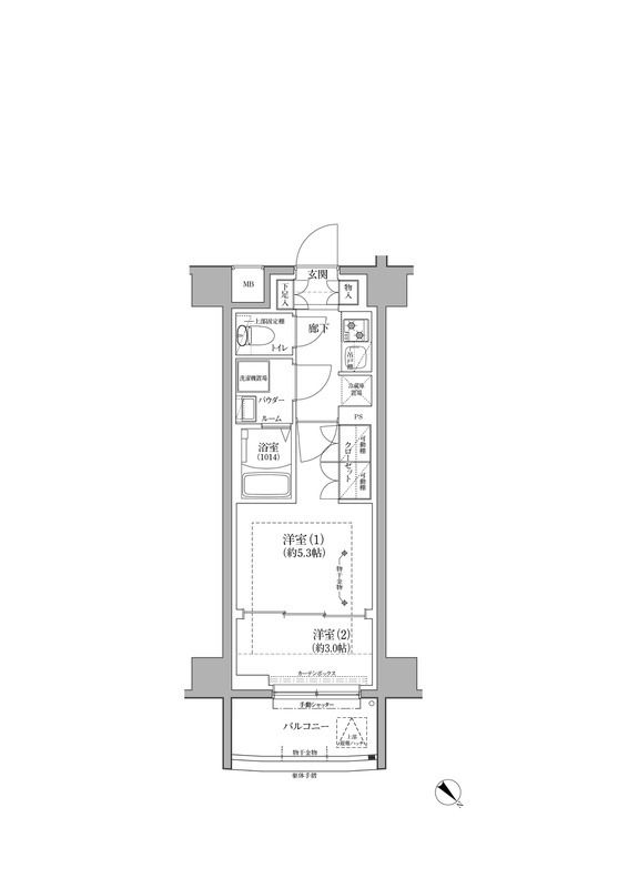 RELUXIA国分寺 間取り