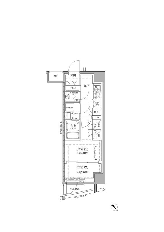 RELUXIA国分寺 間取り