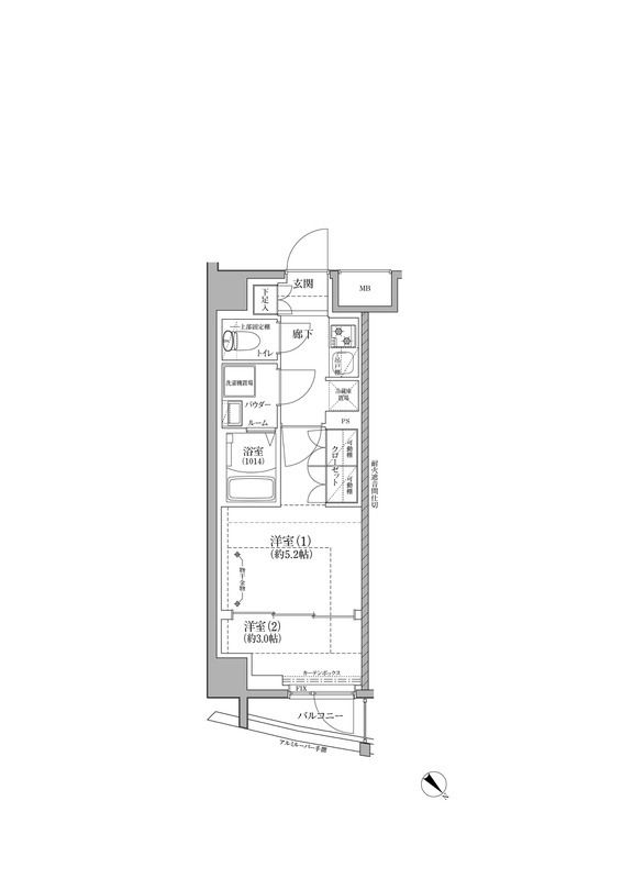 RELUXIA国分寺 間取り