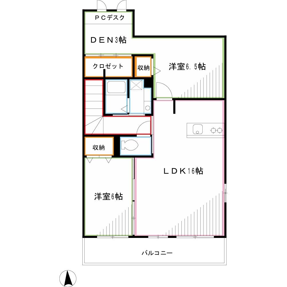メゾンドフォレ 間取り