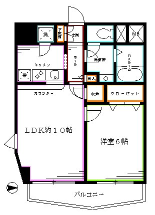 レジディア新中野 間取り